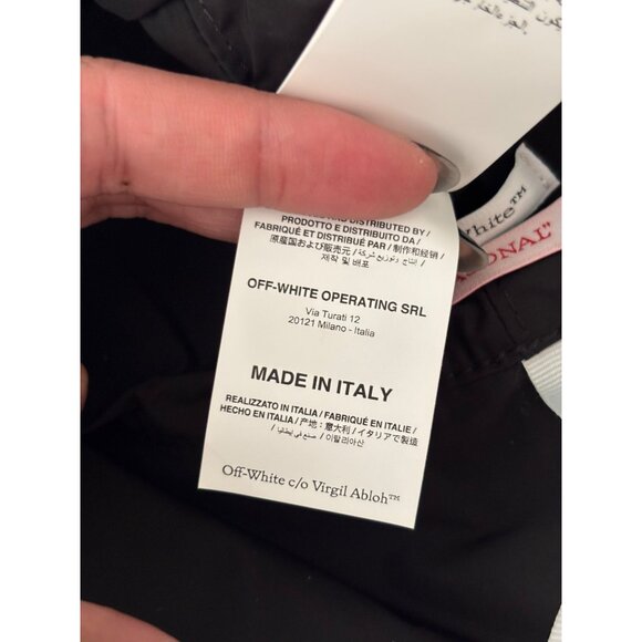 Off-White Foreign Exchange Bucket Hat Black Virgil Abloh 2022 Design - Picture 4 of 6